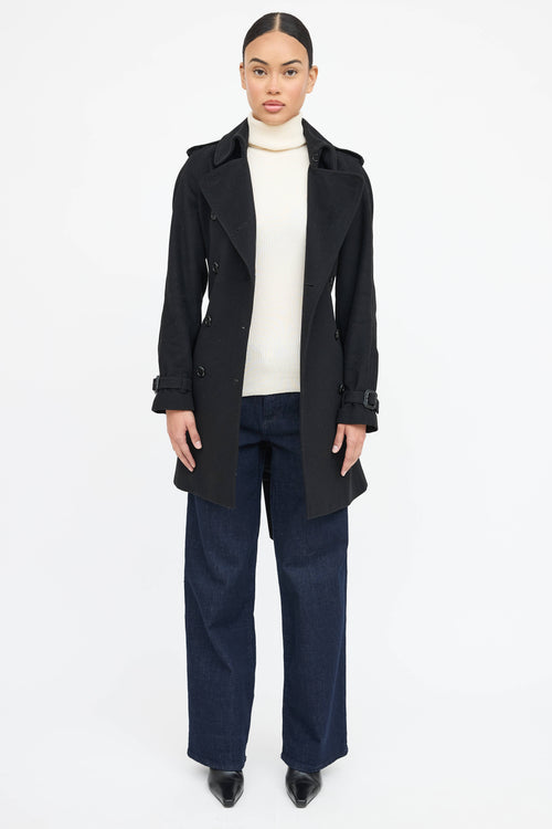 Burberry Wool Double Breasted  Coat