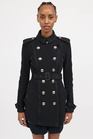 Burberry Knit Trench Coat