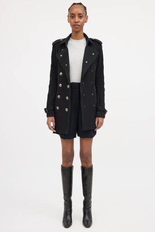 Burberry Knit Trench Coat