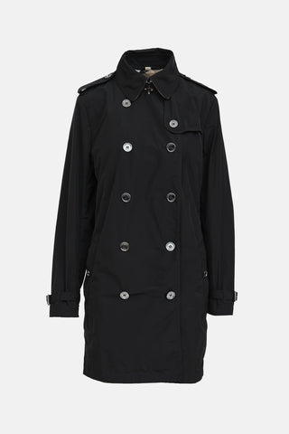 Burberry Brit Double Breasted Trench  Coat