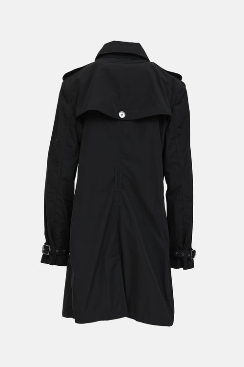 Burberry Brit Double Breasted Trench  Coat