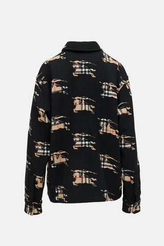 Burberry EKD Jacquard Shirt Jacket
