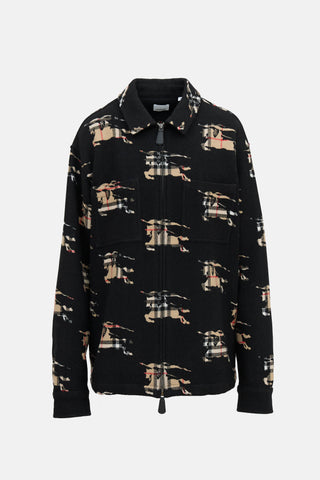 Burberry EKD Jacquard Shirt Jacket