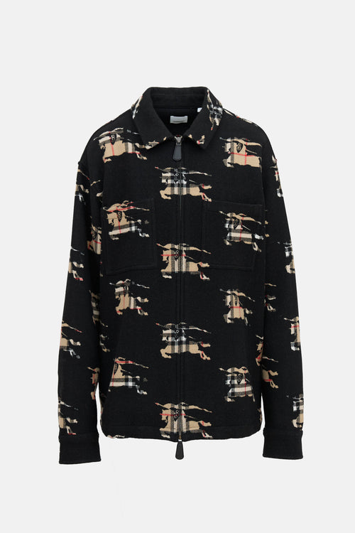 Burberry EKD Jacquard Shirt Jacket