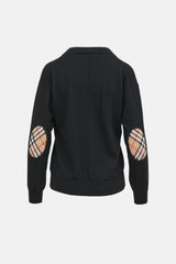 Burberry Wool Elbow Patch Cardigan
