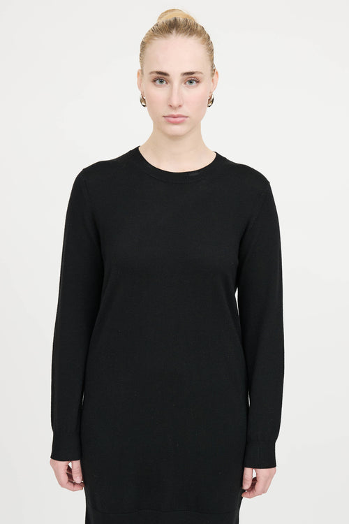 BurberryWool Knit Sweater Dress