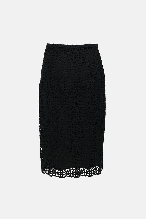 Burberry Brocade Layered Skirt