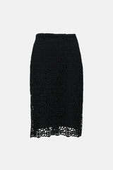 Burberry Brocade Layered Skirt