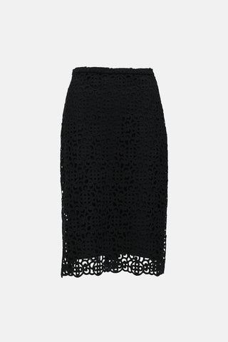 Burberry Brocade Layered Skirt