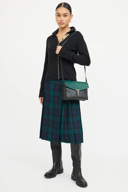 Burberry Leather Small Macken Bag