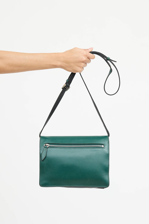 Burberry Leather Small Macken Bag