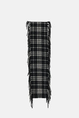 Burberry Cashmere Fringe Scarf