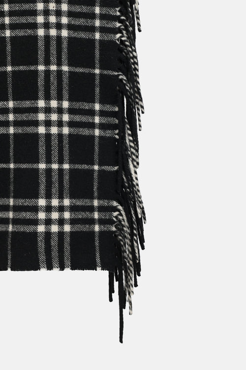Burberry Cashmere Fringe Scarf