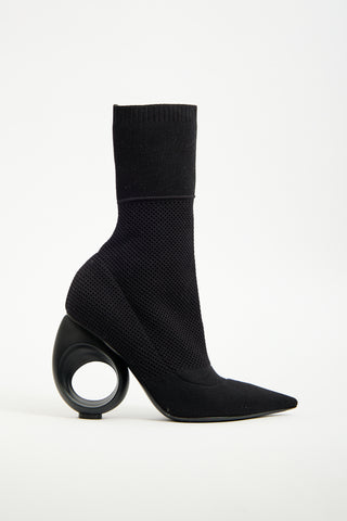 Burberry Black Kimberley Sock Boot