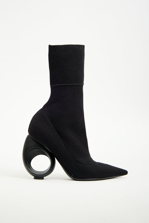 Burberry Black Kimberley Sock Boot