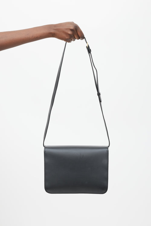 Burberry Black Leather Box Bag