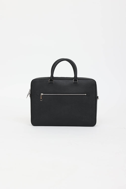 Burberry Grained Leather Briefcase