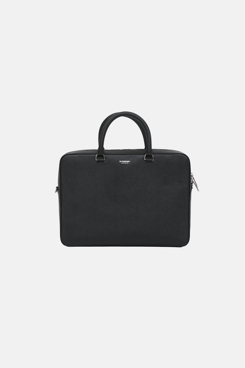 Burberry Grained Leather Briefcase