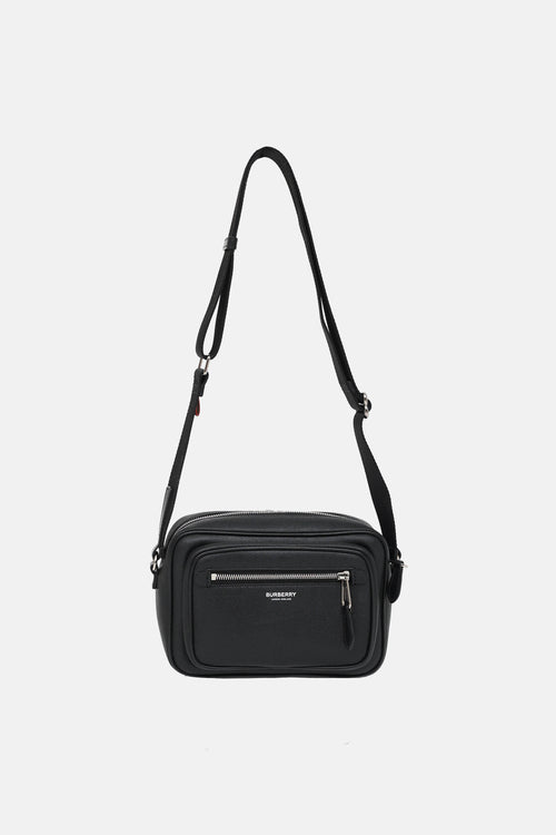 Burberry Grained Leather Crossbody Bag
