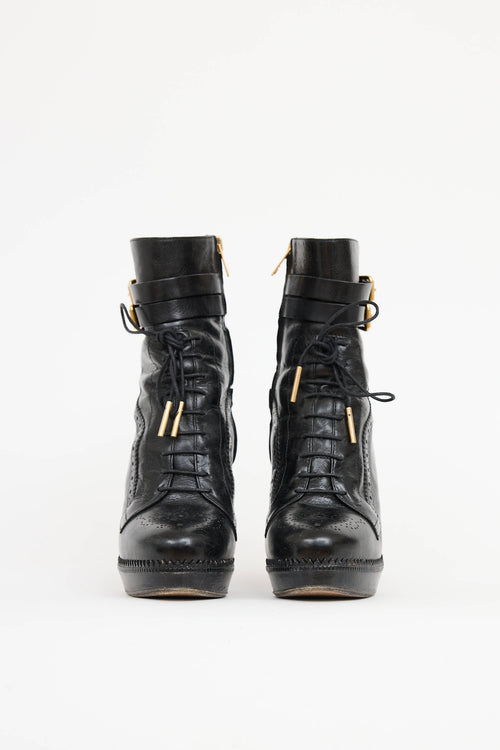BurberryBrogue Manners 100 Bootie