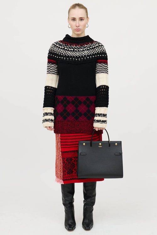 Burberry Title Medium Tote Bag