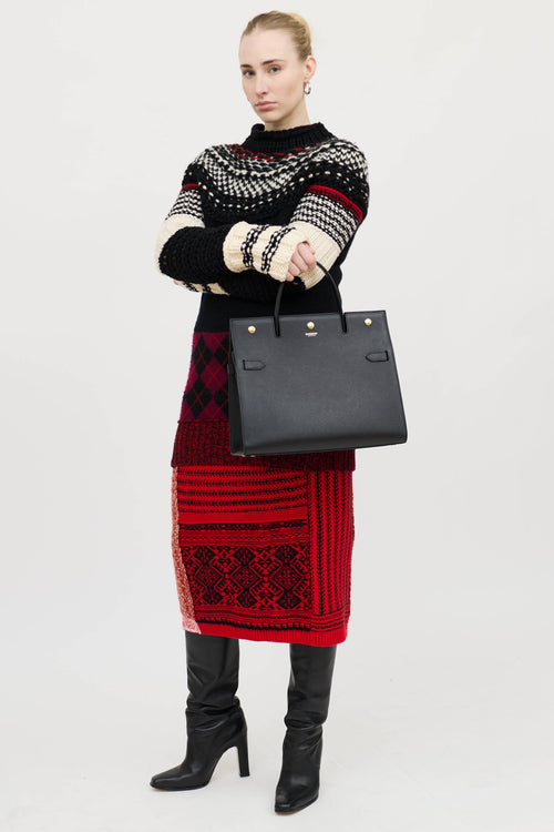 Burberry Title Medium Tote Bag