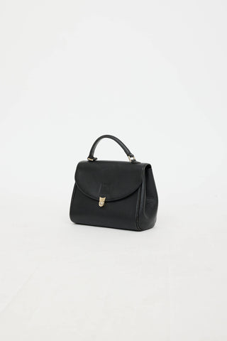 Leather Top Handle Bag