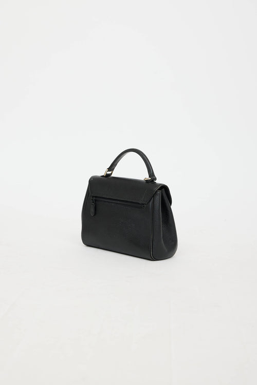 Leather Top Handle Bag