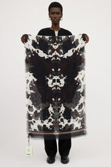 Burberry Silk Camo Printed Scarf