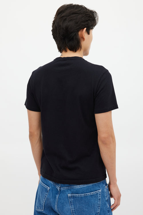 Burberry Black & Multicolour Nova Check Logo T-Shirt