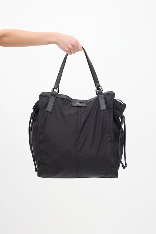 Burberry Black Nylon Buckleigh Tote Bag