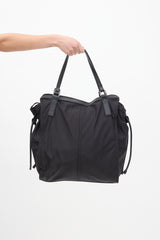 Burberry Black Nylon Buckleigh Tote Bag