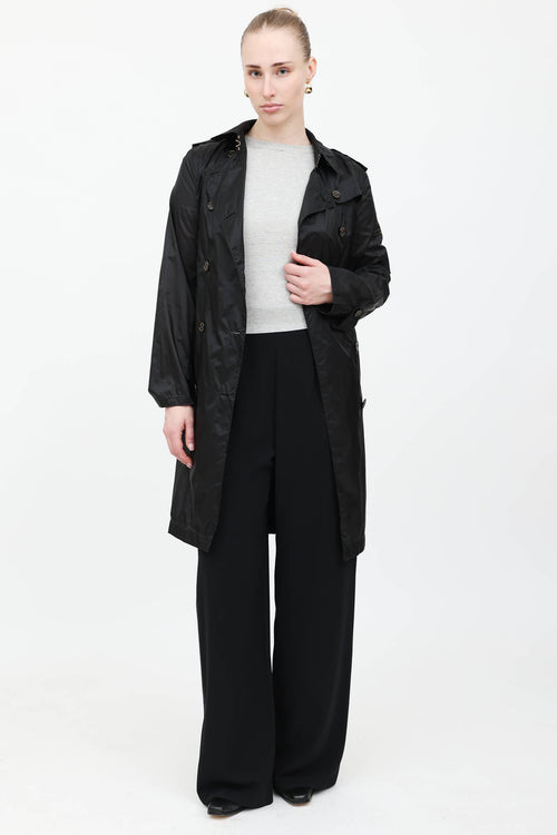Burberry Sheer Nylon Trench Coat