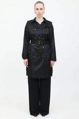 Burberry Sheer Nylon Trench Coat