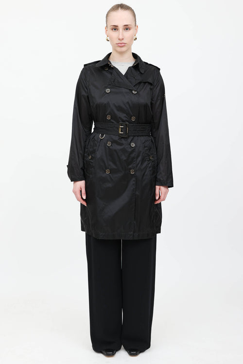 Burberry Sheer Nylon Trench Coat