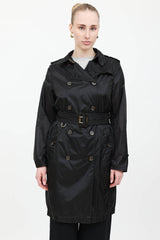 Burberry Sheer Nylon Trench Coat
