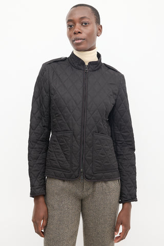 Burberry Black Quilted Jacket