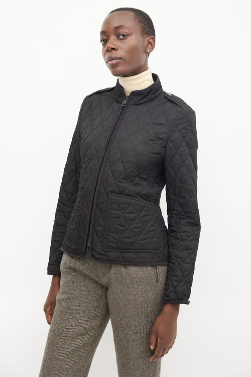 Burberry Black Quilted Jacket