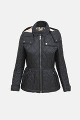 Burberry Quilted Hooded Coat