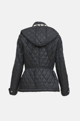Burberry Quilted Hooded Coat