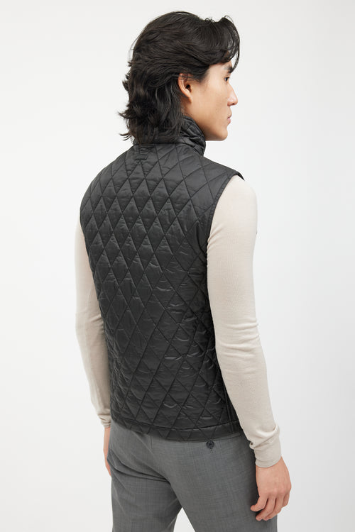 Burberry Black Quilted Nylon Vest