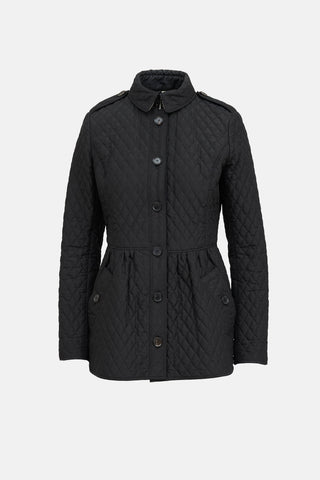 Burberry Quilted Button Jacket