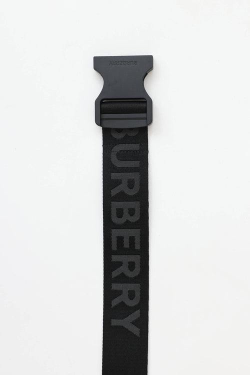 BurberryJacquard Webbed Buckle Belt