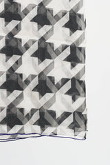 Burberry Silk Houndstooth Scarf