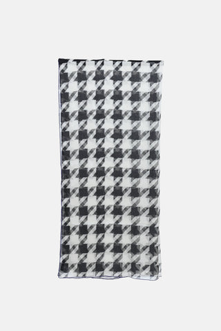 Burberry Silk Houndstooth Scarf