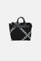 Burberry Woven Belt Tote Bag