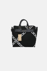 Burberry Woven Belt Tote Bag