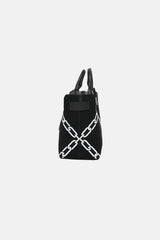 Burberry Woven Belt Tote Bag