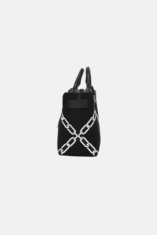 Burberry Woven Belt Tote Bag