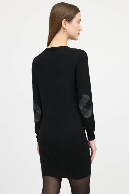 Burberry Wool Knit Sweater Dress